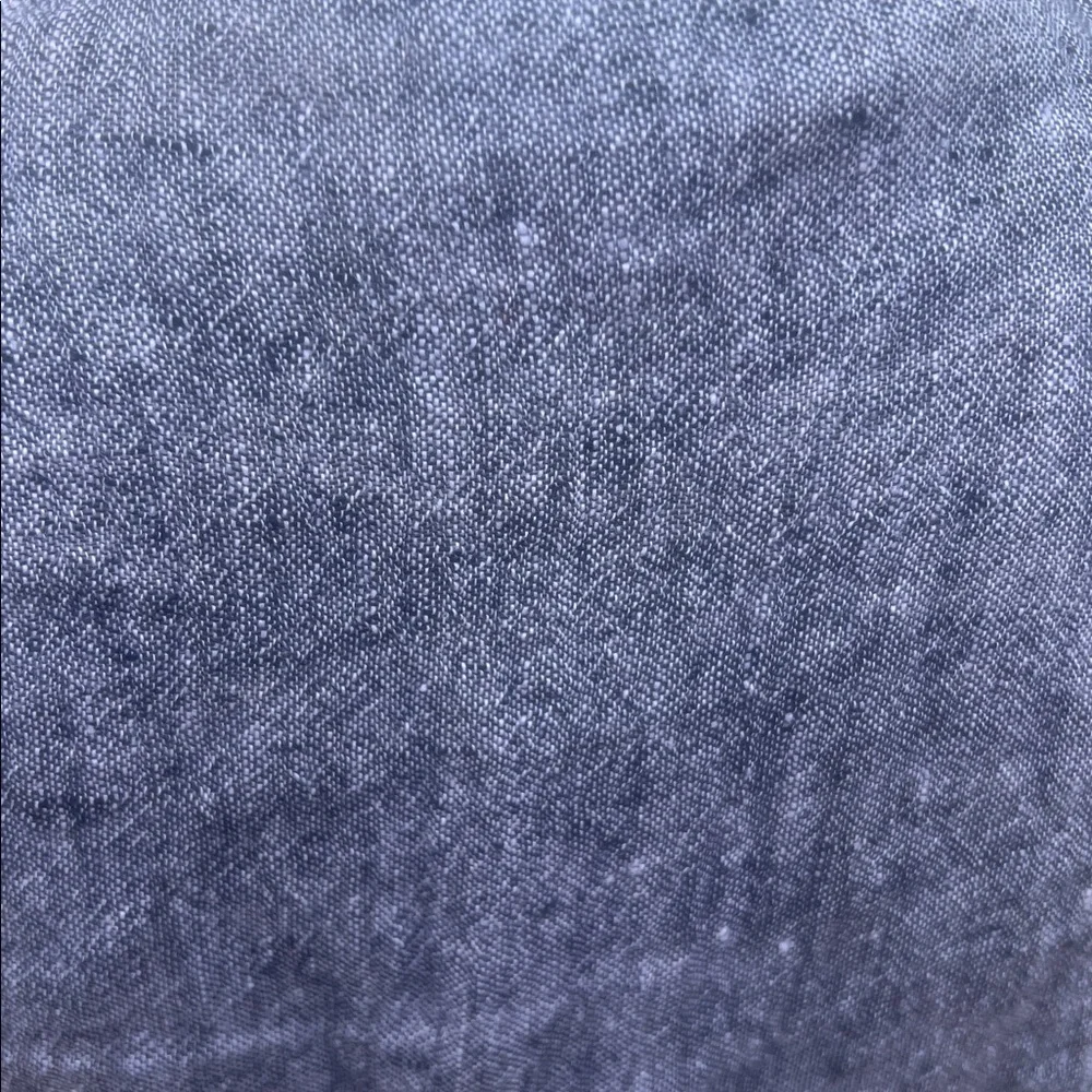 Purejill J.Jill Women's Linen Blue Crinkle Open Front Cardigan Size M